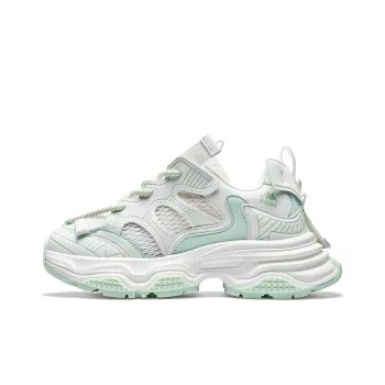 Kappa Back to Back Anti Slip Wear Resistant Low Top Chunky Sneakers Women's Winter Day Daytime Water Teal