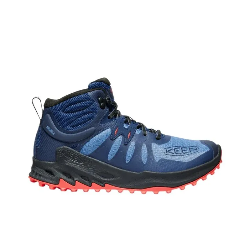 KEEN Zionic Abrasion Resistant High Top Hiking Shoes Men's Blue-1
