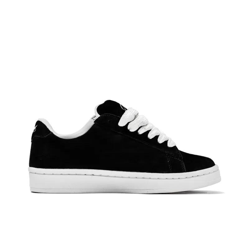 ABCDONGA Slip Resistant, Abrasion Resistant, Breathable Low Top Platform, Skateboard Shoes Unisex Black White-1
