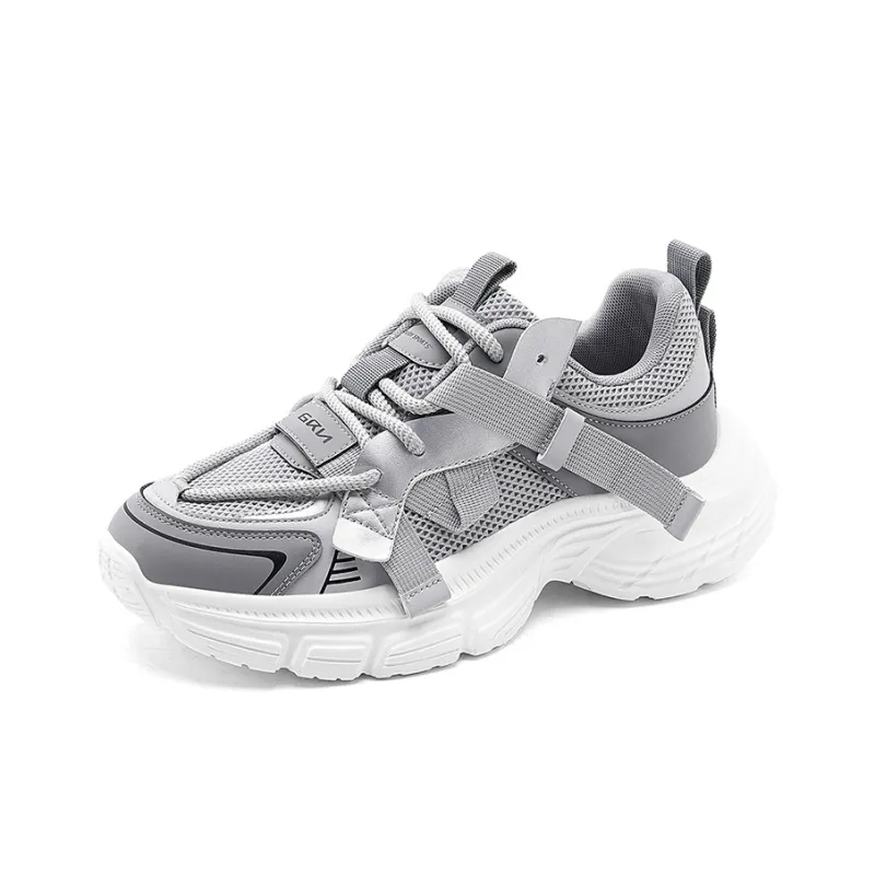 K-bird Cushioned Wear-Resistant Height Increasing Low-Top Casual Shoes Men's-14