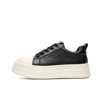 ΛOLUNKΛ Slip Resistant Lightweight Height Increasing Low Top Skateboard Shoes Men's