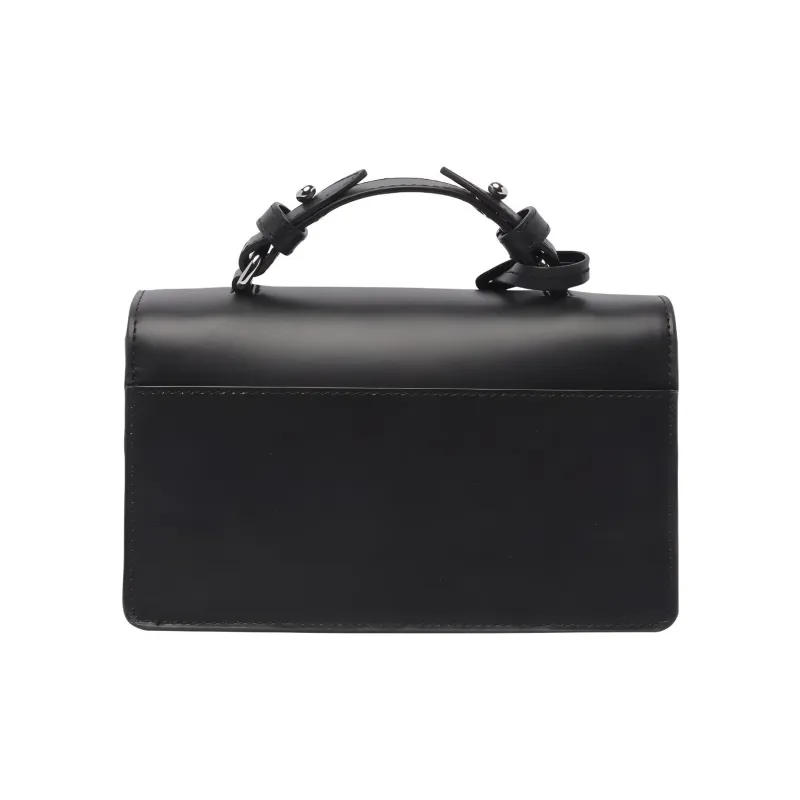 KENZO Cow Leather Shoulder Bag Crossbody Bag Mini Women's Black-2