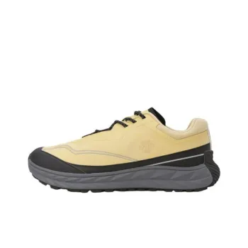 DESCENTE Anti Slip Wear Resistant Low Top Casual Shoes Unisex Yellow Black