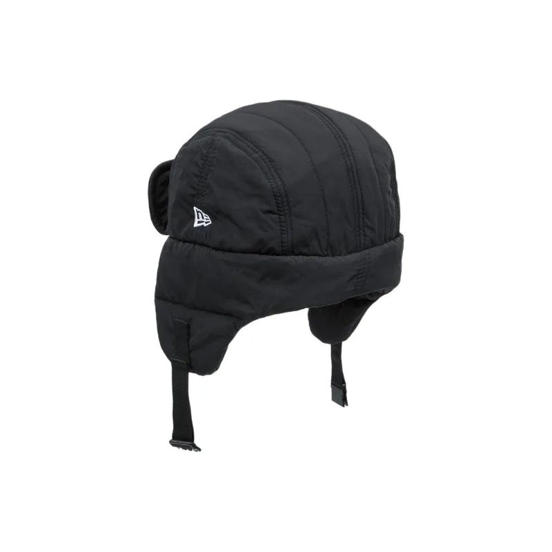 New Era Nylon Trapper Hats Unisex Black-2