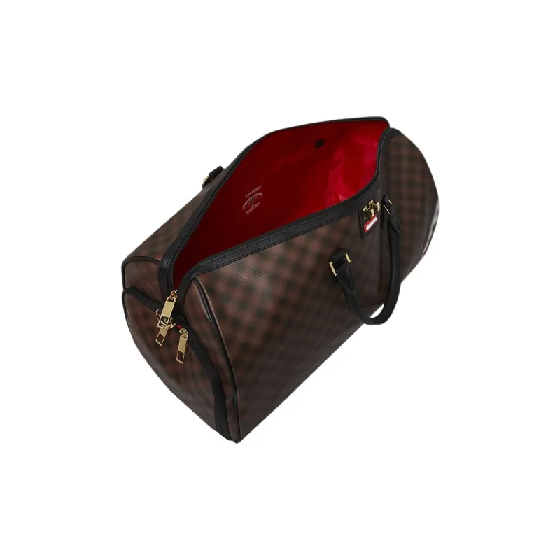 SPRAYGROUND Artificial Leather Travel Bag Unisex Brown-5