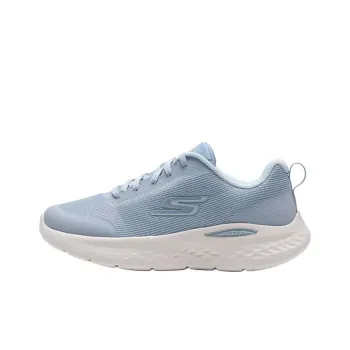 Skechers Go Run Lite Anti Slip Wear Resistant Low Top Casual Running Shoes Women's Light Blue