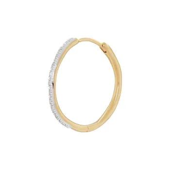 Monica Vinader Riva Wave Hoop Earrings