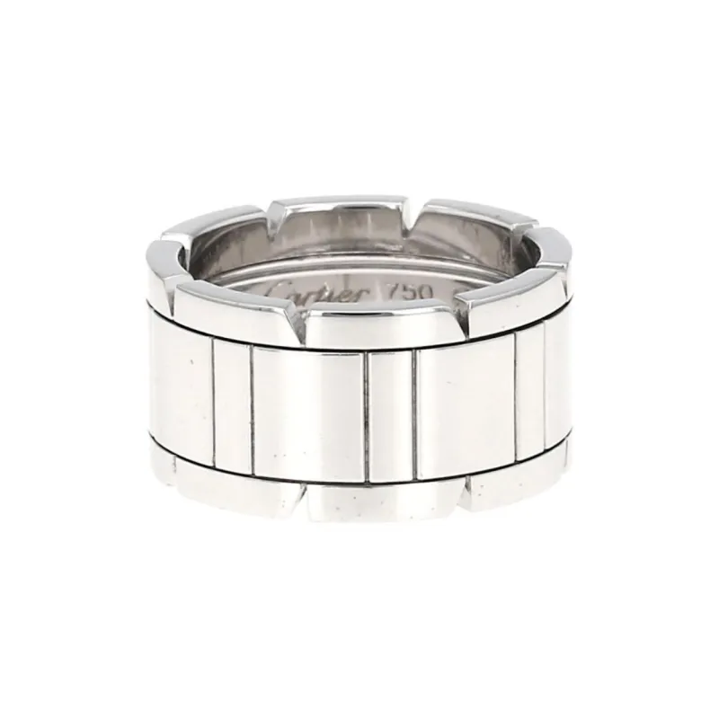 Cartier White Gold Tank Ring-2