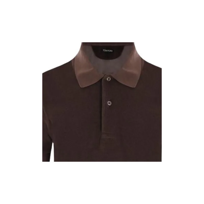 TOM FORD Polo Shirt Men's Brown-2