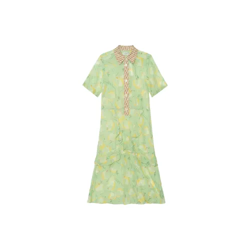 COACH Short-Sleeved Dresses Women's Green