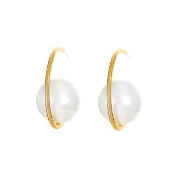 QIMEILA Copper Alloy Earrings Women's