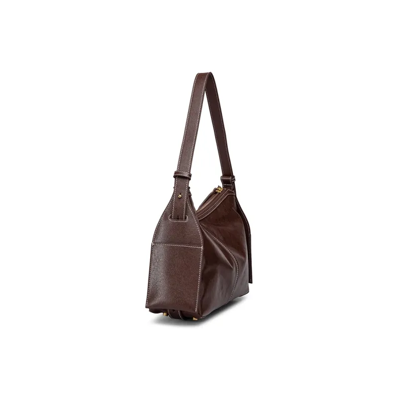 Ceion Keust Top Grain Cow Leather Shoulder Bag Crossbody Bag Women's Multicolor-2