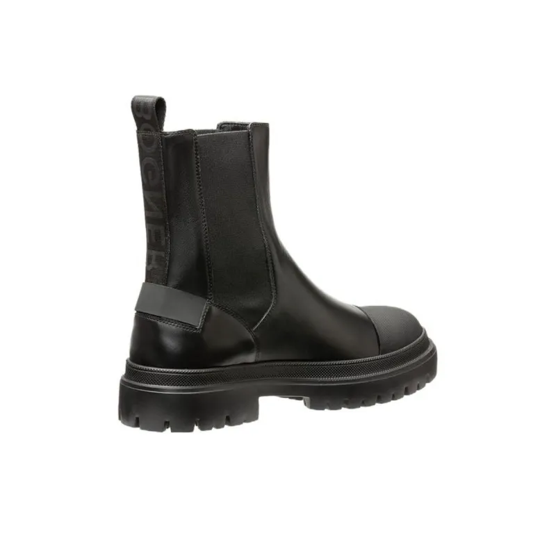 BOGNER Short Chelsea Boots Men's Black-3