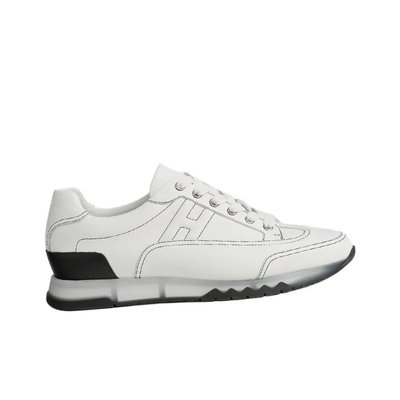 HERMES Trail Low Top Casual Shoes Men's White-1