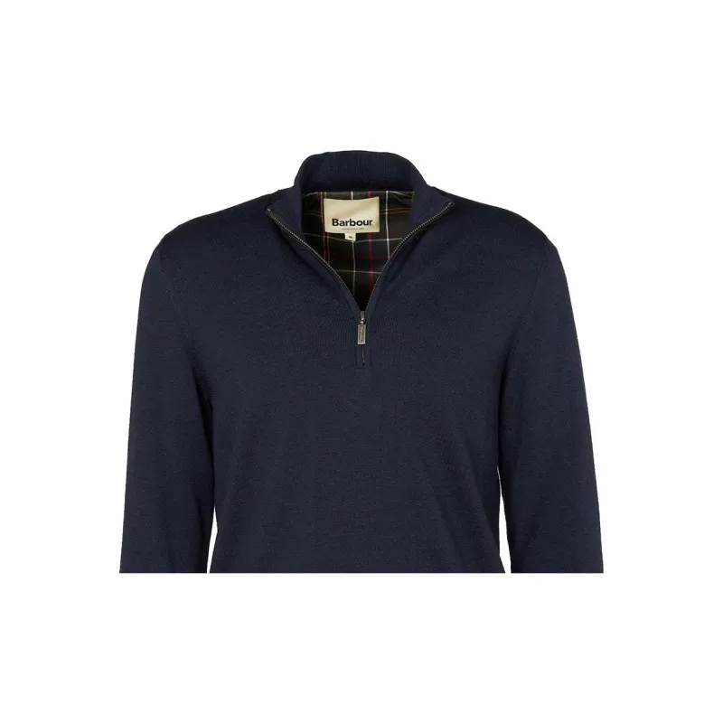 BARBOUR Barbour Gamlan Half Zip Sweater Sweater Men's Blue-4