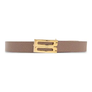 Victoria Beckham Logo Plaque Buckle Belt