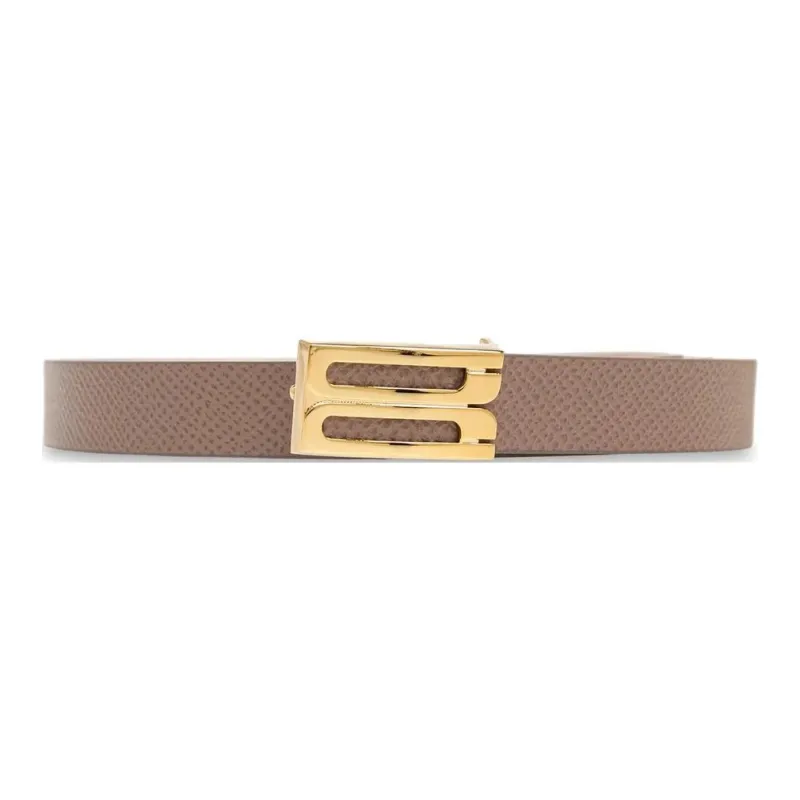 Victoria Beckham Logo Plaque Buckle Belt-0