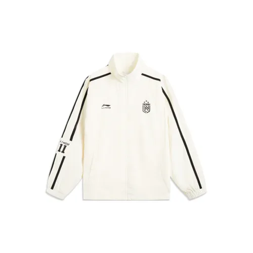 LiNing Sports Life Collection Trench Coat Men's Ivory