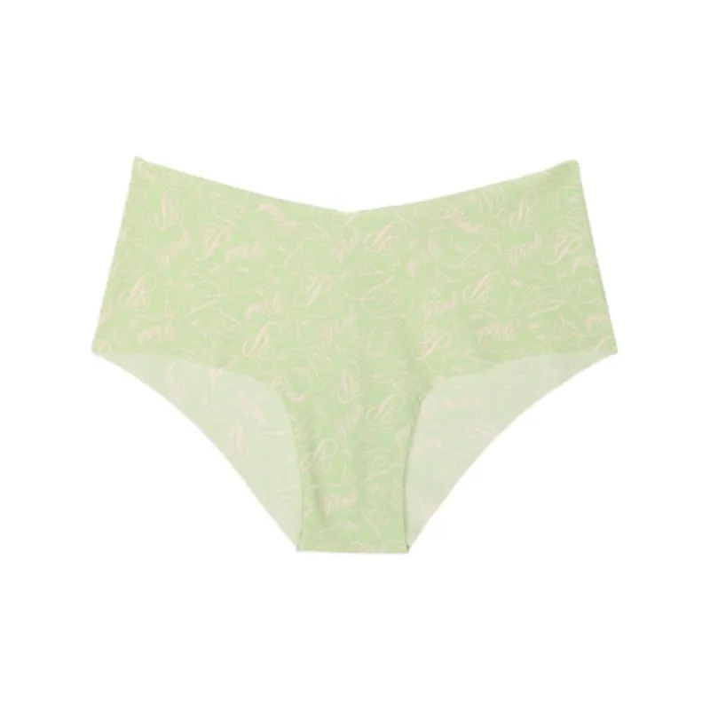 Victoria's Secret PINK Underpants Women's 1 Pack Light Green Letter Print-0