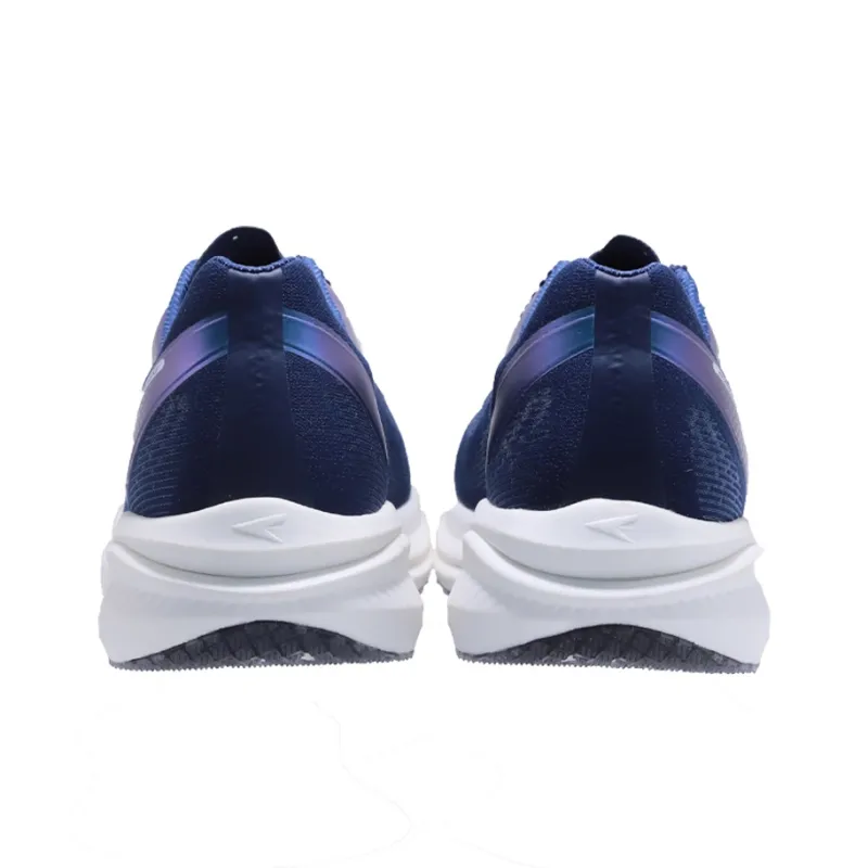 SUPAOSIKE Cushioning, Abrasion Resistant, Slip Resistant Low Top Carbon Plate Casual Running Shoes Unisex White Blue-3