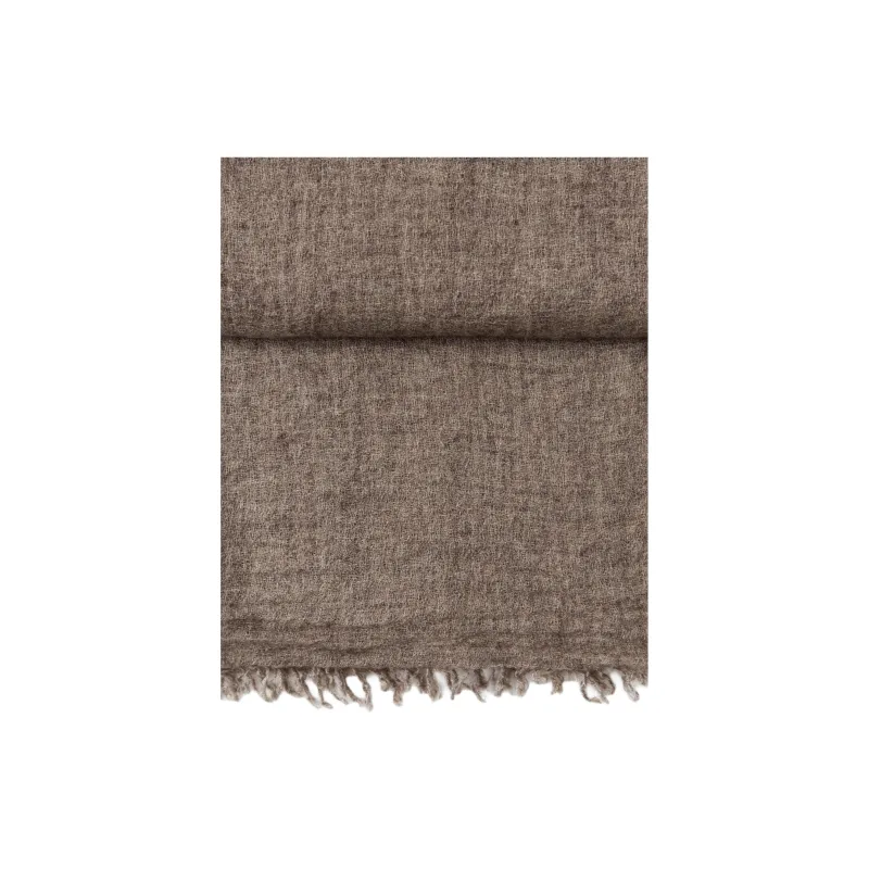 ZARA Wool Blend Knit Scarves Women's Gray-1