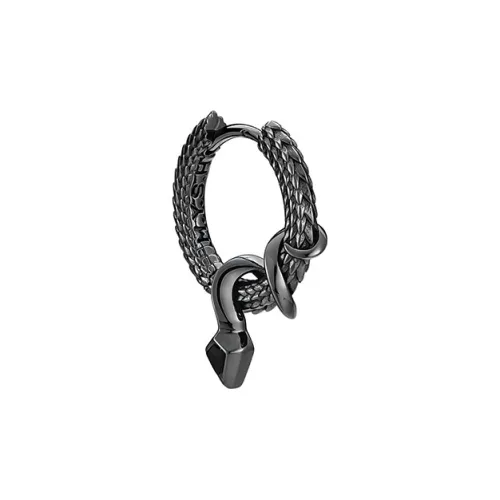 MYSH 925 Sterling Silver Earrings Men's