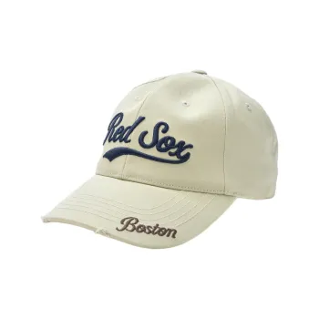 MLB Cotton Baseball Caps Unisex Light Beige