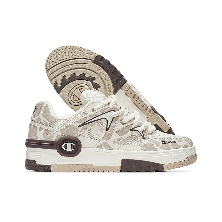Champion Cloud Touch Shoes Low Top Skateboard Shoes Men's Linen/Sandstone-3