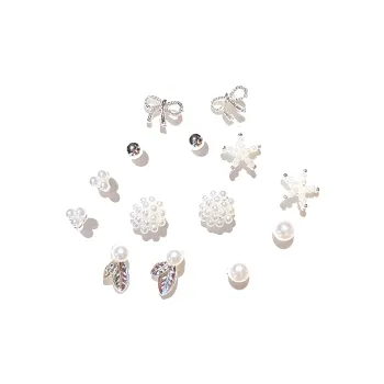 MIDNIGHT MOMENT Alloy Stud Earrings Women's