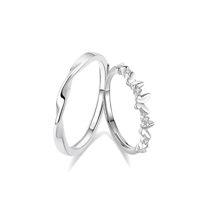 VEZA Sterling Silver Rings Unisex-12