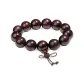 18MM Fortune Bead Bloodwood Beaded Bracelet