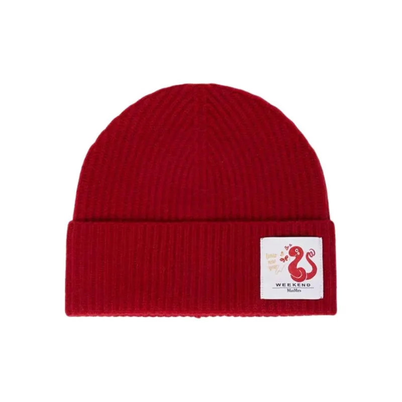 MaxMara Cashmere, Cashmere Beanies Women's Red-0