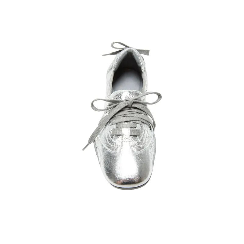 Acne Studios 2025 New Year Limited Collection Casual Single Shoes Women's Silver-3