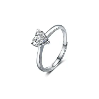 KOOGIS S925 Sterling Silver Moissanite Rings Women's