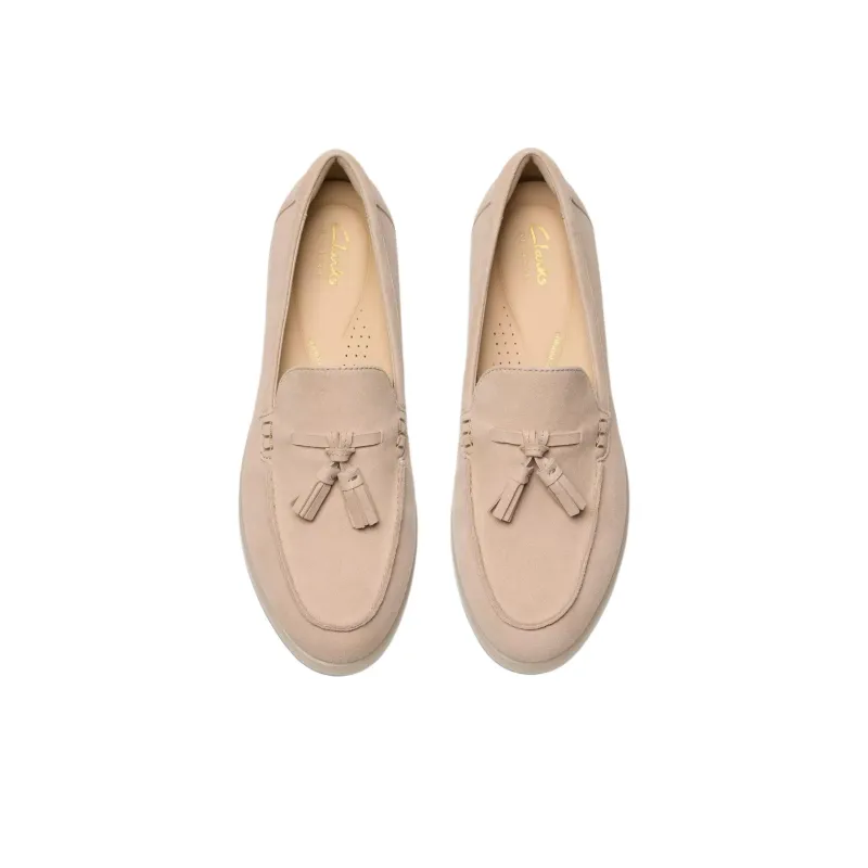 Clarks Narini Edge Loafers 2.5cm Women's Sand-3