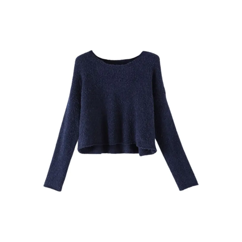 Late White Knitwear Women's Dark Blue-2
