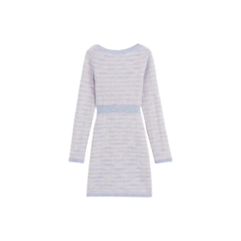 Bebe Long Sleeved Dresses Women's Light Purple-2