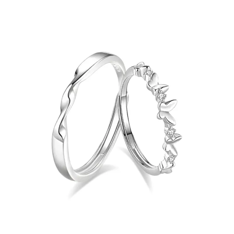 VEZA Sterling Silver Rings Unisex-18