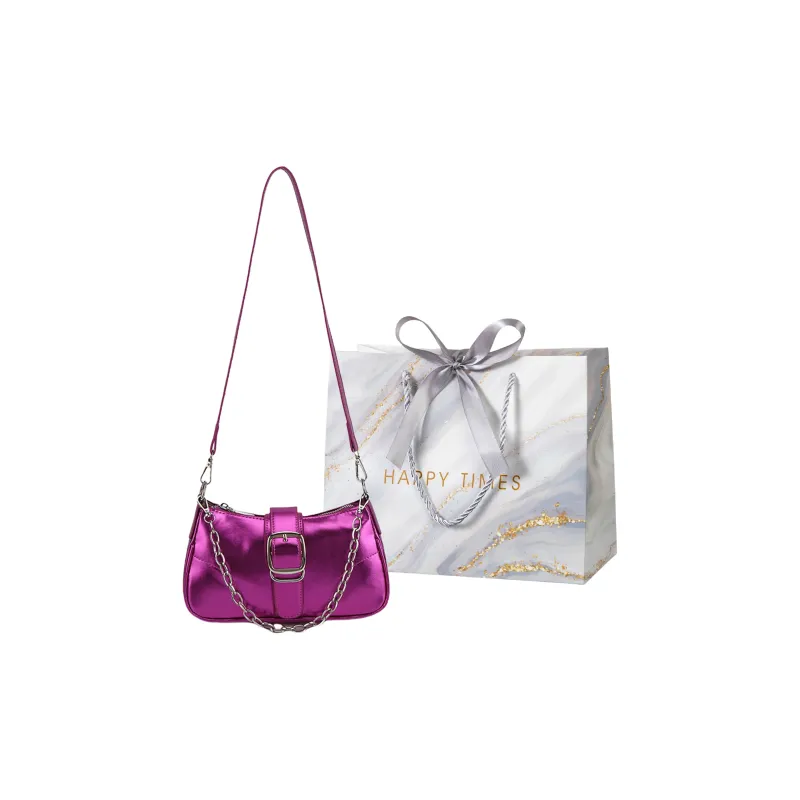 Miss Angel Patent Leather Shoulder Bag Women's Multicolor-16