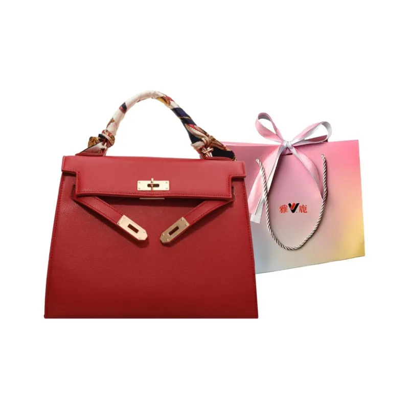 Yalu PU Handbag, Shoulder Bag, Crossbody Bag Regular Women's Black/Red/Khaki-6