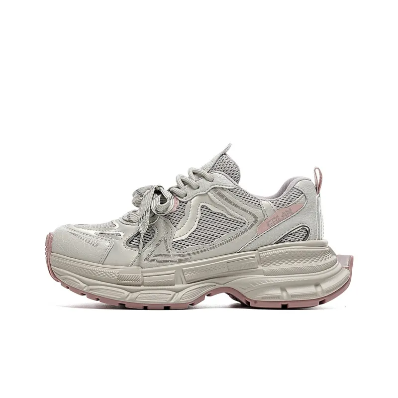 EBLAN Slip-Resistant Low-Top Chunky Sneakers Women's-6