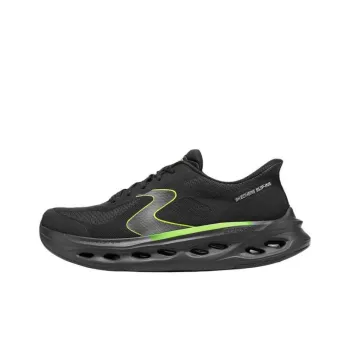 Skechers MEN'S GO Cushioning Lightweight Low Top Casual Running Shoes Men's Black