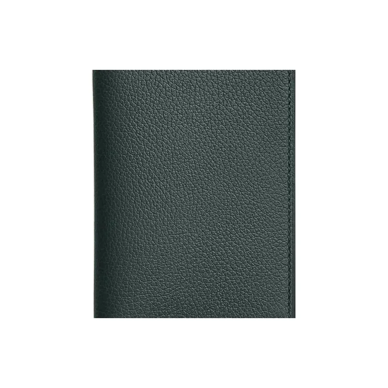 HERMES MC² Euclide Epsom Calfskin Coin Purse Foldable Card Holder Men's Thyme Green/Midnight Blue-3