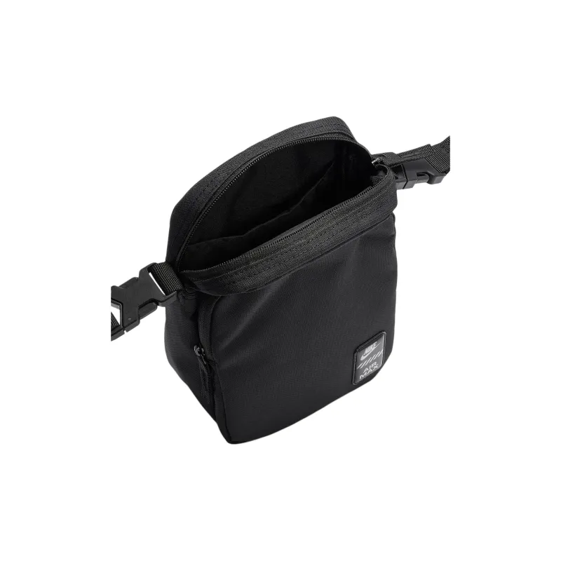Nike Polyester Crossbody Bag Unisex Black & Dark Smoke Gray-2