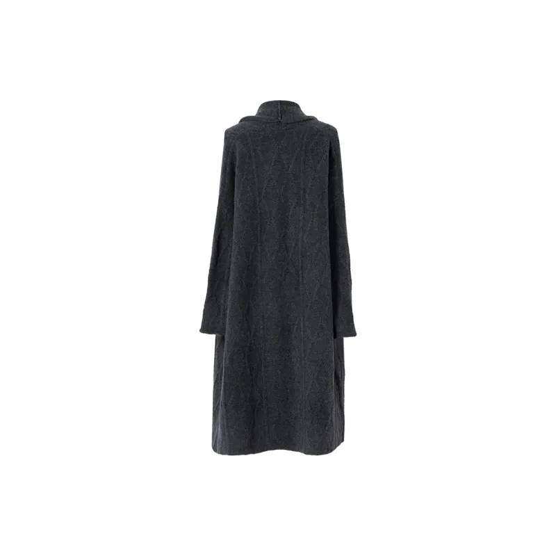SOON FLOWER Fall Winter Knitwear Women's Dark Gray-1