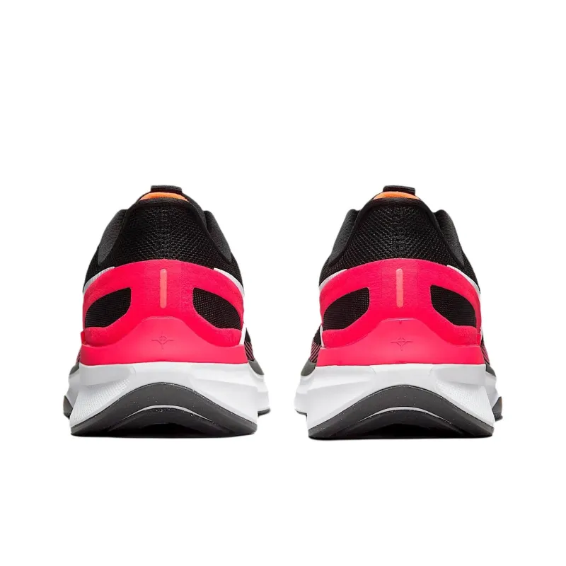 Nike Zoom Structure 25 Anti Slip Wear Resistant Low Top Running Shoes Men's Black Red-3