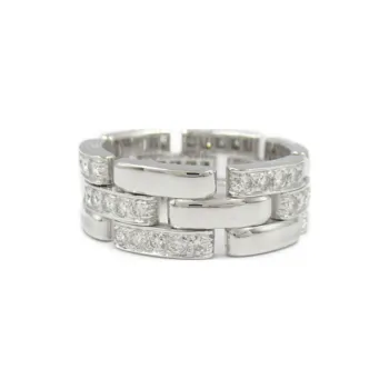 Cartier 2010s Pre-owned 18kt White Gold Maillon Panthère Diamond Ring
