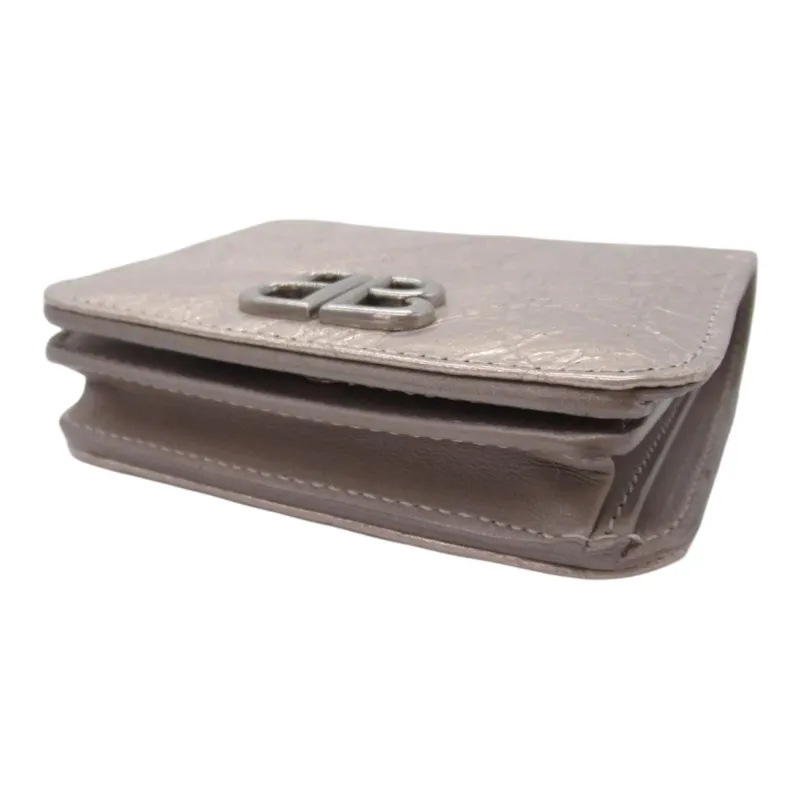 Balenciaga Arena Lambskin Wallet Women's Light Umber-4