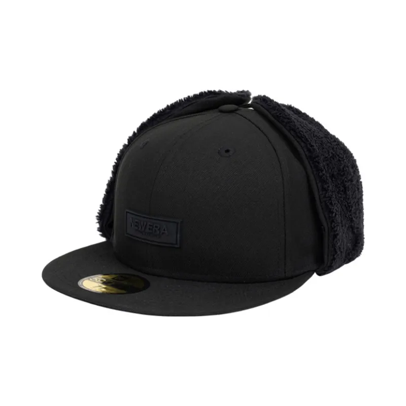 New Era Polyester Metal Baseball Caps Unisex Black-0