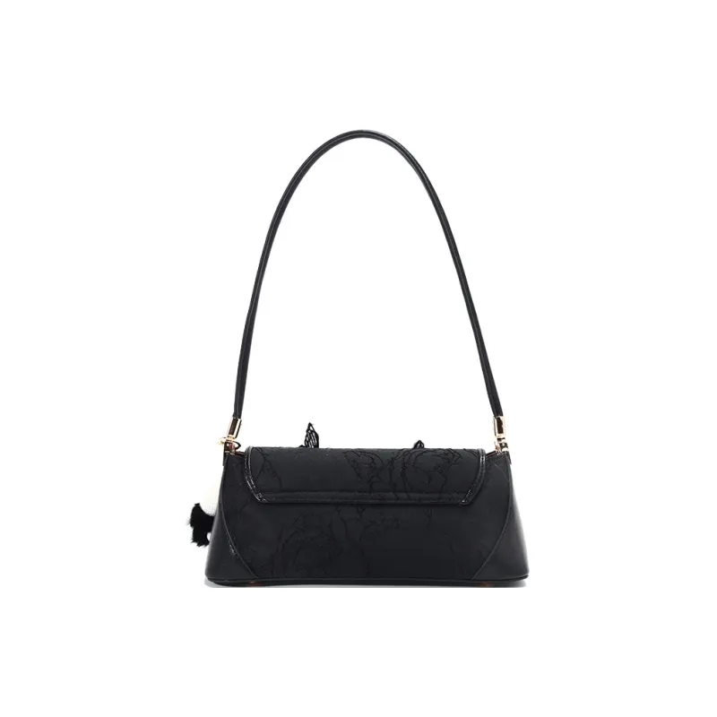 Carit&Koty PU Shoulder Bag Women's White Black Pink-10